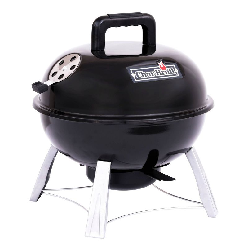 Char-Broil 14&#34; Portable Kettle Charcoal Grill Black Model 13301719, 1 of 9
