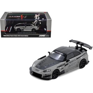 Honda S2000 RHD "J's Racing" Gray w/Carbon Hood & Top "Hong Kong Toycar Salon 2025" 1/64 Diecast Model Car by Inno Models - 1 of 4