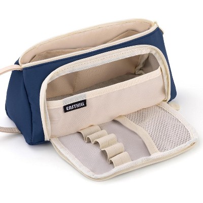 Paaaawaters Big Capacity Pencil Case Pouch Pen Case Simple Stationery Bag School College Office Organizer for Teens Girls Adults Student