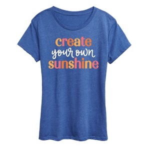 Women's - Instant Message - Create Your Own Sunshine Short Sleeve Graphic T-Shirt - 1 of 4