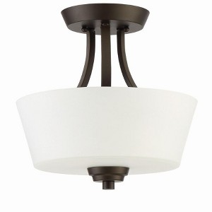 Craftmade Lighting Grace 2 - Light Semi-Flush Mount in  Espresso - 1 of 3