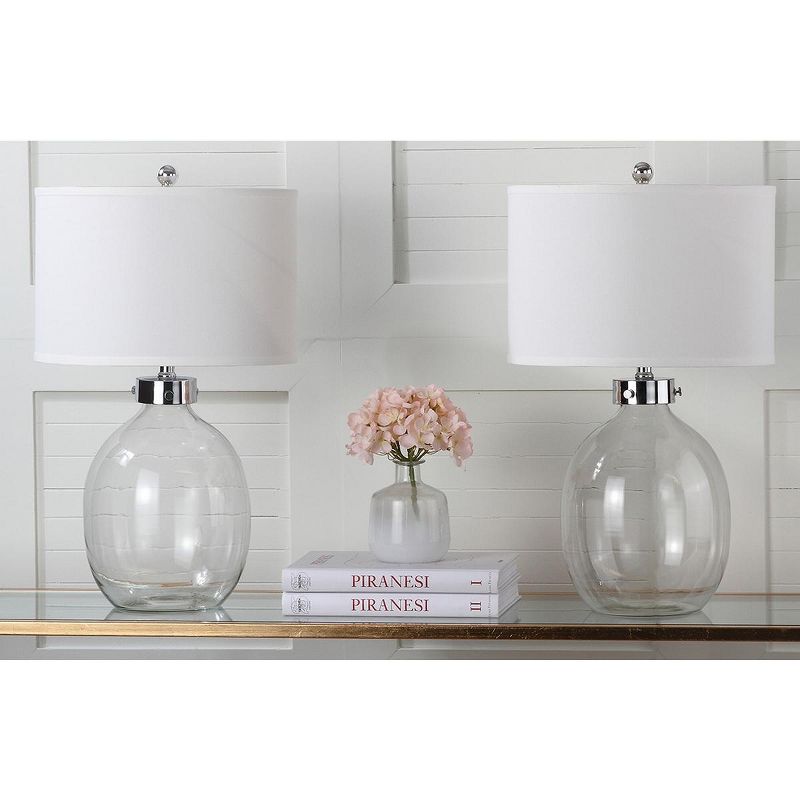 Neville Glass Table Lamp (Set of 2) - Clear - Safavieh., 2 of 8