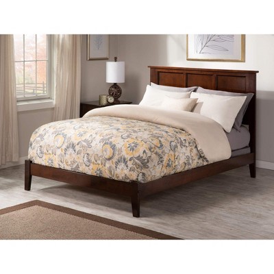 AFI Furnishings Madison Full Traditional Bed with Open Footboard and Turbo Charger in Walnut