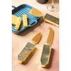 Brittany Agate Cheese Knives, Set of 3 - 2 of 4