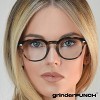 grinderPUNCH Classic Reading Glasses for Women and Men Stylish Lightweight Readers Round Readers for Women and Men (Black, 1, x) - 4 of 4