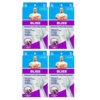 Mr. Clean Bliss Premium Latex-Free Gloves - 4 Pack
