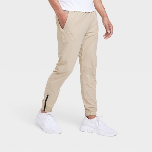 Men's Lightweight Tricot Joggers - All In Motion™ Confident Khaki M : Target