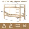 AZL1 Life Concept Beds Family-Friendly Heavy Duty Support Twin Secure Eco-Friendly Materials Kid-Friendly Design, Natural, 79.13"*43.31"*61.81" - 4 of 4