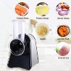 Homdox 150W Electric Cheese Grater Slicer Shredder, Professional Kitchen Chopper Salad Maker, One-Touch Control + 5 Free Attachments - 3 of 4
