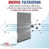 LifeSupplyUSA Aluminum Electrostatic Air Filter Replacement Washable Air PurifierA/C Filter for Central HVAC MERV 8 Long-Lasting - 3 of 4