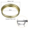 Unique Bargains Leak Proof Tinplate Canning Jar Rings Fits Storage Cover 48 Pcs - 2 of 3