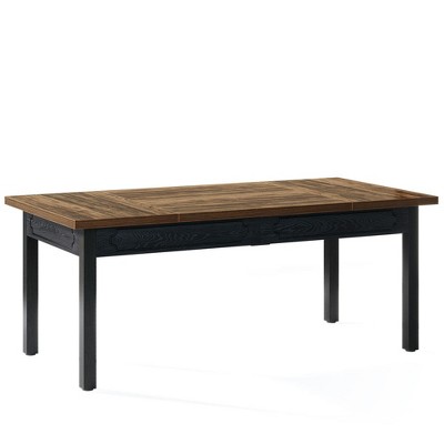 Resenkos Computer Desk, Office Desk, Study Desk,63" Executive Desk, Modern Computer Desk Office Desk,Brown