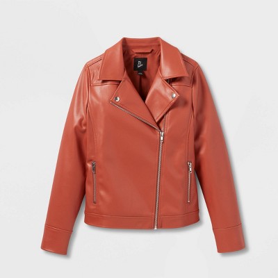 Target red 2025 leather jacket