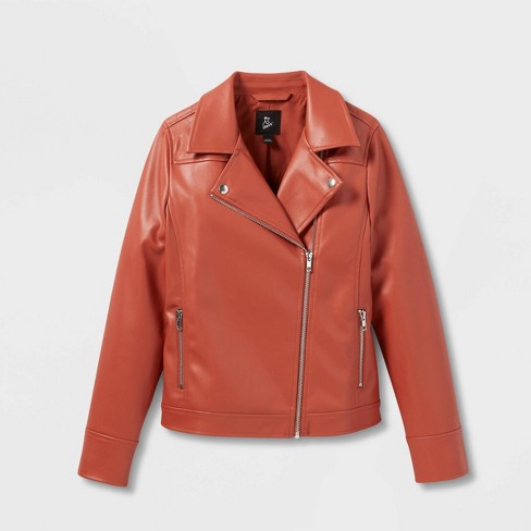 Target girls store leather jacket