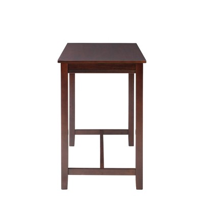Claridge 3-Piece Brown Acacia Bar Height Dining Set