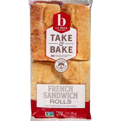 La Brea French Sandwich Roll - 12oz/4ct