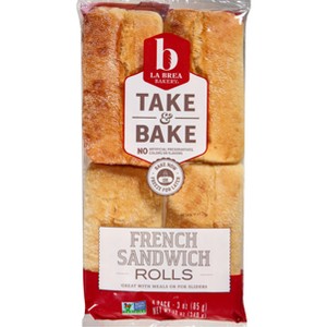 La Brea French Sandwich Roll - 12oz/4ct - 1 of 3