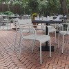 Flash Furniture Nash Commercial Grade Steel Indoor-Outdoor Stackable Chair with 2 Slats and Arms - 2 of 4
