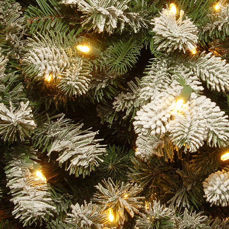 National Tree Company 7.5 ft. PowerConnect(TM) Snowy Sheffield Spruce with Warm White LED Lights, 4 of 8