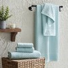 4pc Cotton Diamond Textured Towel Set - Isla Jade - 2 of 4
