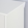 Vynxaria Wooden Shoe Cabinet for Entryway ¨C White Storage with 3 Flip Doors, Dimensions: 20.94"x9.45"x43.11". - 4 of 4
