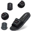 Alpine Swiss Gabe Mens Memory Foam Slide Sandals Adjustable Comfort Athletic Slide RUNS SMALL ORDER 1 SIZE LARGER - image 4 of 4