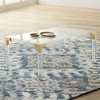 55 Downing Street Hanna Modern Cast Acrylic Rectangular Coffee Table 42" x 24" Clear Gold Tempered Glass Tabletop for Living Room Bedroom Entryway - 2 of 4