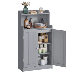 VASAGLE Bathroom Storage Cabinet, Bathroom Floor Cabinet with 2 Doors, 2 Adjustable Shelves, 11.8 x 23.6 x 39.4 Inches, Freestanding - 1 of 4