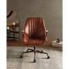TiramisuBest Executive Office Coffee Leather Chair with High - Back, Swivel, Adjustable Height & Fixed Arms - 4 of 4