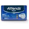 Attends Adult Unisex Briefs with Refastenable Tabs - 4 of 4
