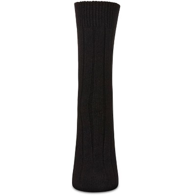 Memoi Women's Neutral Ribbed Knit Essential Boot Socks - image 2