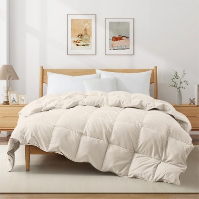 Peace Nest White Goose Down Comforter Duvet Insert Soft 360 Thread Count Fabric