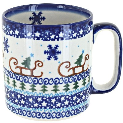 Blue Rose Polish Pottery Vena Mug