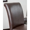 Set of 2 Christopher Knight Home Lissette leather Barstool - Brown - image 3 of 4