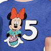 Girls' - Disney - Minnie Birthday 5 Short Sleeve Graphic T-Shirt - 2 of 4