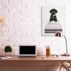 Stupell Industries Puppy with Bow Bookstack Canvas Art - 3 of 4