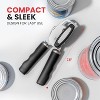 with Bottle Opener - Rust Proof Manual Can Opener With Turn Knob & Comfy Soft Grip Handles - 4 of 4