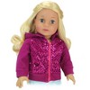 Sophia's - 18" Doll - Sequin Hoodie - 2 of 4