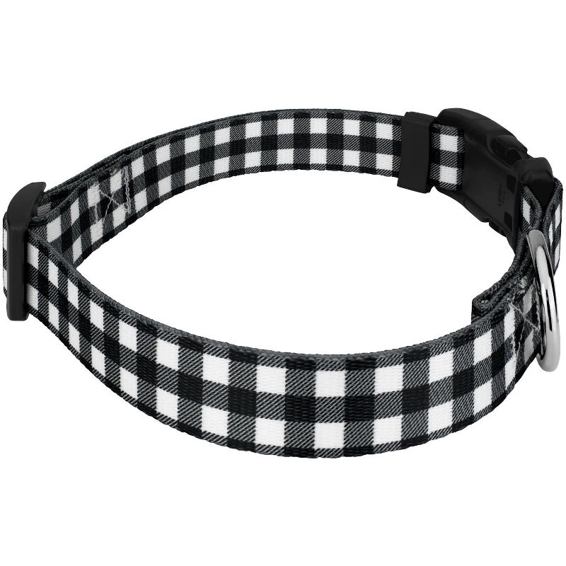 Country Brook Petz Deluxe Black & White Buffalo Plaid Dog Collar - Made in the U.S.A., 5 of 8