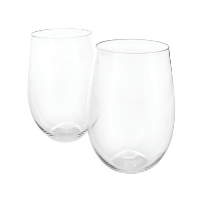True Silicone Wrapped Wine Glasses, Stemless Glass Tumblers, Dishwasher  Safe Drinkware, 16 Oz Multicolor Set Of 4 : Target