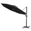 Crestlive Products 10.5FT Offset Cantilever Patio Umbrella Round with 360°Rotation 6 Heights Adjustable Aluminum Pole Outdoor Umbrella - 2 of 4