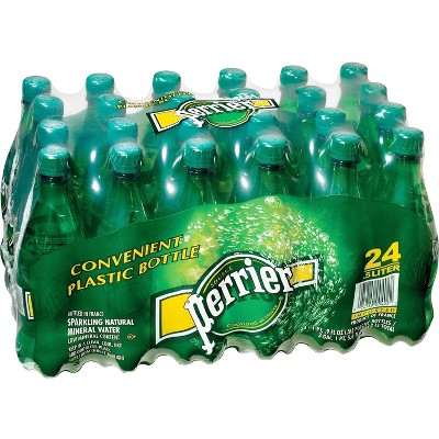 Perrier Mineral Water, .5 Liter Plastic Bottles (Pack of 24)