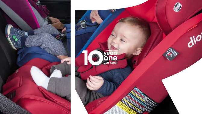 Diono Radian 3RXT Bonus Pack All-in-One Convertible Car Seat, 2 of 10, play video