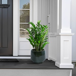 GDFStudio Zia Modern Patio 3 Piece Ceramic Planter - 1 of 4