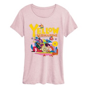 Women's - The Beatles - Ys Doodle Short Sleeve Graphic T-Shirt - 1 of 4