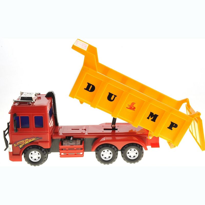 Link Worldwide Ready! Set! Play! Big Dump Construction Truck Toy With Pull Back Power For Kids, 4 of 7