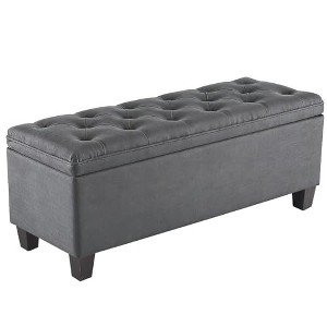 ELJGET With storage function, it can be used as a footstool or rest stool，suitable for living room/bedroom/entrance passage - 1 of 1