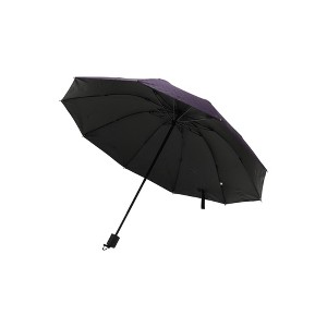 Unique Bargains Umbrella Manual 10-rib Irregular Check Sun Protection Vinyl Impact Cloth 43.31"x26.77" 1 Pcs - 1 of 4