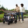 Radio Flyer Voya Quad Baby Stroller Wagon - Gray/Black - 2 of 4