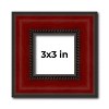 PosterPalooza | Square Weathered Red Picture Frame - UV Acrylic, Foam Board Backing, Hanging Hardware - 2 of 4